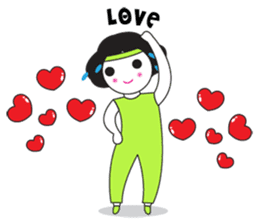 INNIE: WORK-OUT sticker #324005