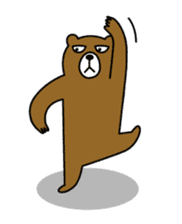 HIRAME -Brown bear- sticker #324163