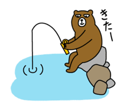 HIRAME -Brown bear- sticker #324166