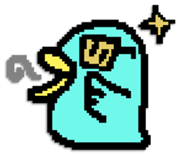 P.P. birdie sticker #324555