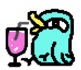 P.P. birdie sticker #324556