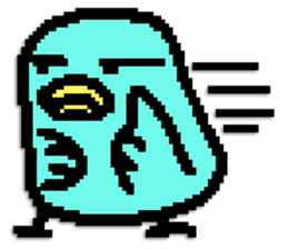 P.P. birdie sticker #324562