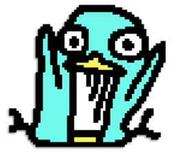 P.P. birdie sticker #324567