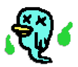 P.P. birdie sticker #324569