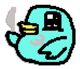 P.P. birdie sticker #324580