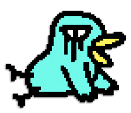 P.P. birdie sticker #324583
