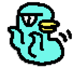 P.P. birdie sticker #324584