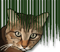 Futaro the cat sticker #324630