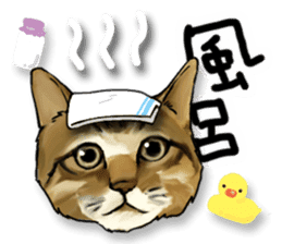 Futaro the cat sticker #324636