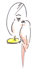 Cute Little Parakeet - HAPPY LIFE sticker #325652