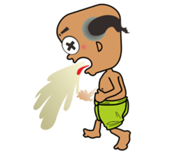 FIGHTING KID [NONG KANOMTOM] sticker #325876