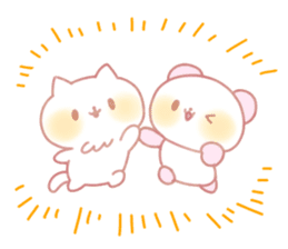 Marshmallow animals sticker #325951