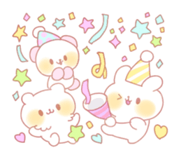 Marshmallow animals sticker #325970