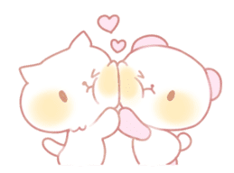 Marshmallow animals sticker #325984