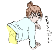 girls' talk sticker #326027