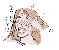 girls' talk sticker #326031