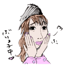 girls' talk sticker #326036
