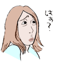 girls' talk sticker #326046