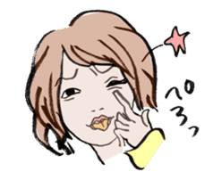 girls' talk sticker #326061