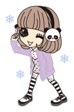 Christmas & New Year Gal sticker #326306