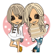 Christmas & New Year Gal sticker #326307