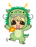 Christmas & New Year Gal sticker #326309