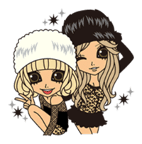 Christmas & New Year Gal sticker #326310