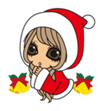 Christmas & New Year Gal sticker #326314