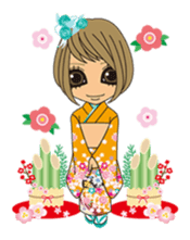 Christmas & New Year Gal sticker #326315