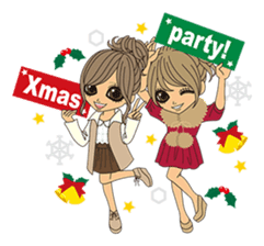 Christmas & New Year Gal sticker #326320