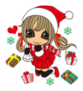 Christmas & New Year Gal sticker #326322