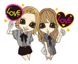 Christmas & New Year Gal sticker #326324