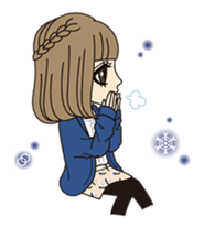 Christmas & New Year Gal sticker #326327