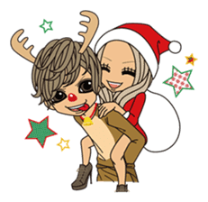 Christmas & New Year Gal sticker #326328
