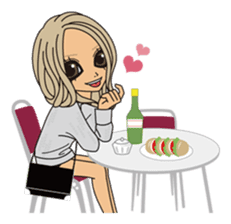 Christmas & New Year Gal sticker #326333