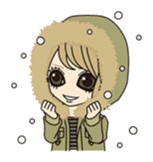 Christmas & New Year Gal sticker #326335