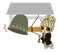 Christmas & New Year Gal sticker #326337