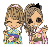 Christmas & New Year Gal sticker #326341