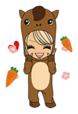 Christmas & New Year Gal sticker #326343