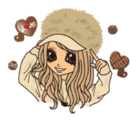 Winter & Valentine's whole sticker #326797