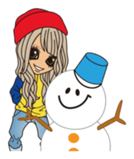 Winter & Valentine's whole sticker #326805