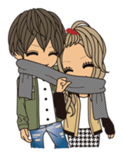 Winter & Valentine's whole sticker #326807