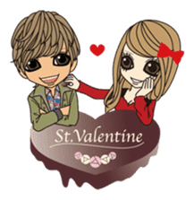 Winter & Valentine's whole sticker #326809