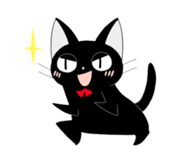 blackcat chibi sticker #327035