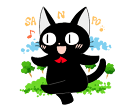 blackcat chibi sticker #327039