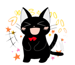 blackcat chibi sticker #327042
