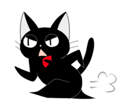blackcat chibi sticker #327047