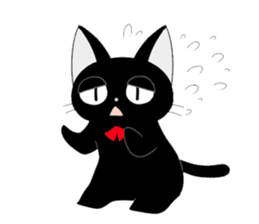 blackcat chibi sticker #327049