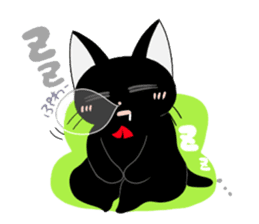 blackcat chibi sticker #327063