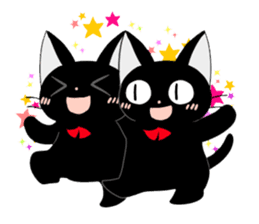 blackcat chibi sticker #327064